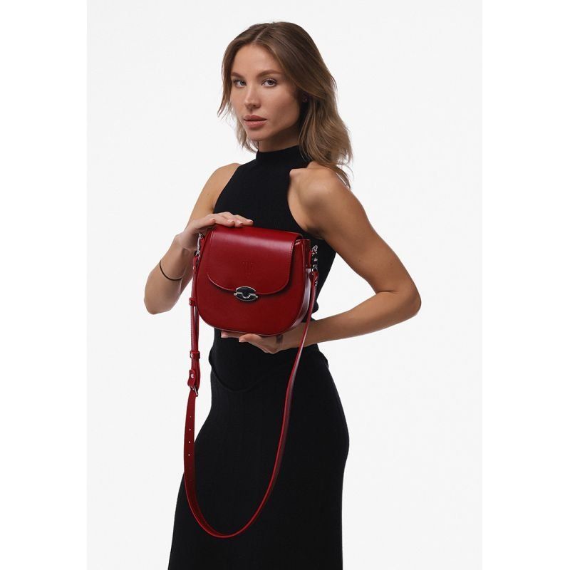 Жіноча шкіряна сумка Naomi червона TW-Naomi-red фото