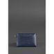 Кожаная монетница с клапаном 1.0 темно-синяя BN-CW-1-navy-blue фото 5