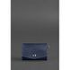 Кожаная монетница с клапаном 1.0 темно-синяя BN-CW-1-navy-blue фото 7