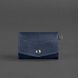 Кожаная монетница с клапаном 1.0 темно-синяя BN-CW-1-navy-blue фото 6