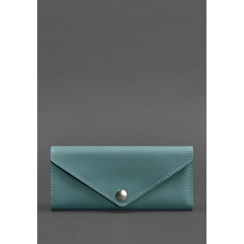 Жіночий шкіряний гаманець Керрі 1.0 бірюзовий BN-W-1-tiffany фото
