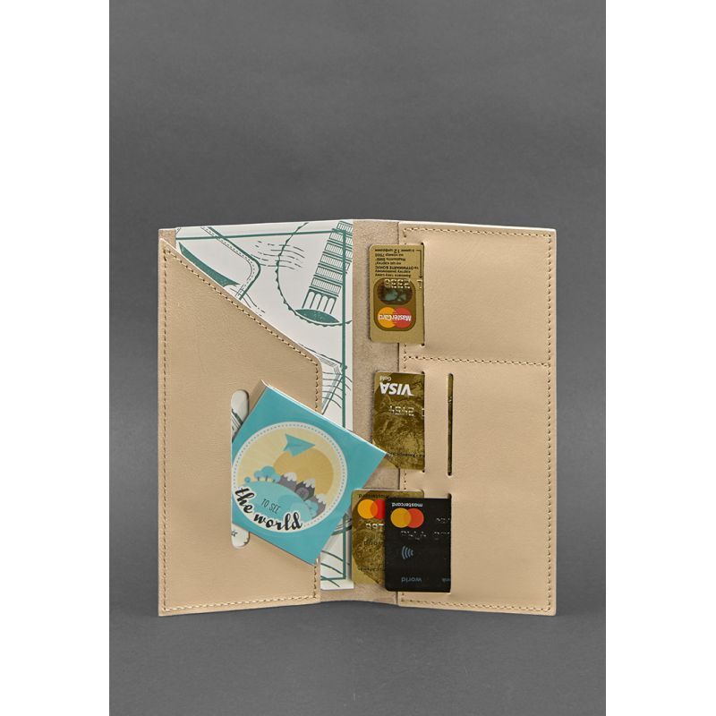 Кожаный тревел-кейс 3.1 светло-бежевый BN-TK-3-1-light-beige фото