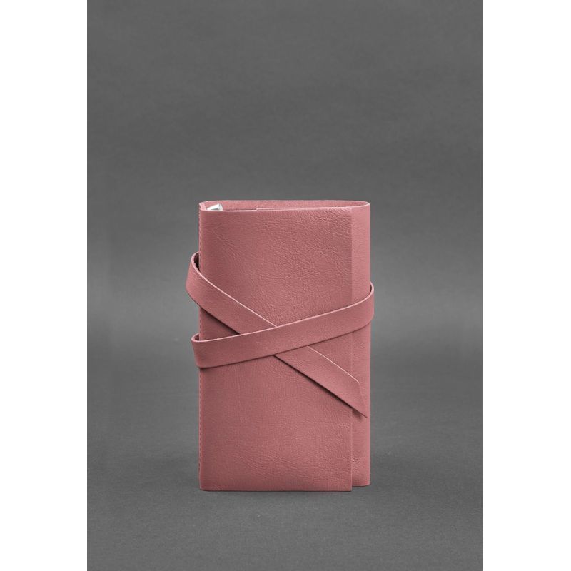 Женский кожаный блокнот (Софт-бук) 1.0 Розовый BN-SB-1-st-pink-peach фото