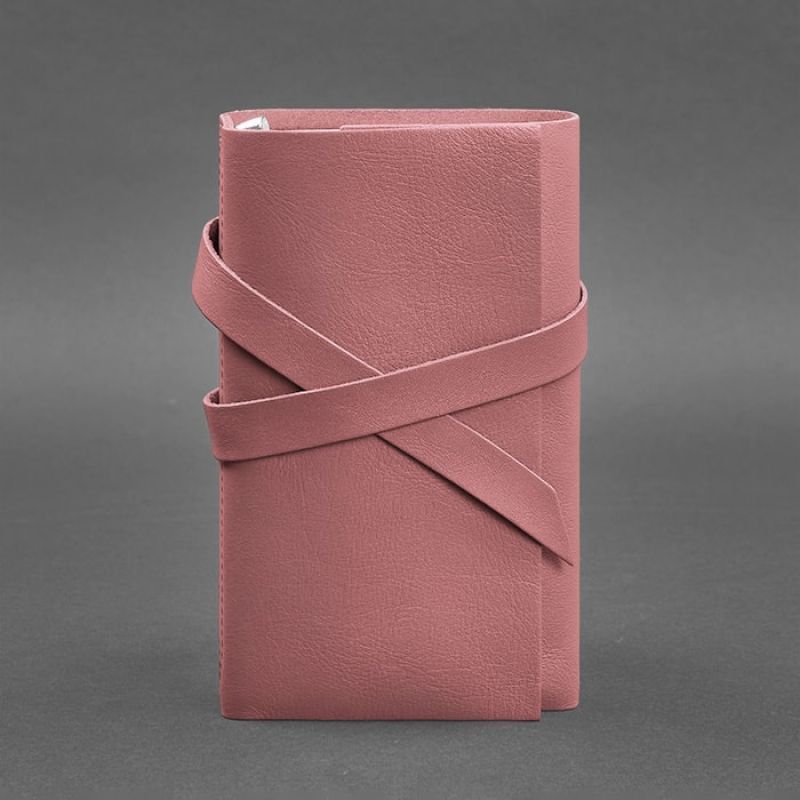 Женский кожаный блокнот (Софт-бук) 1.0 Розовый BN-SB-1-st-pink-peach фото