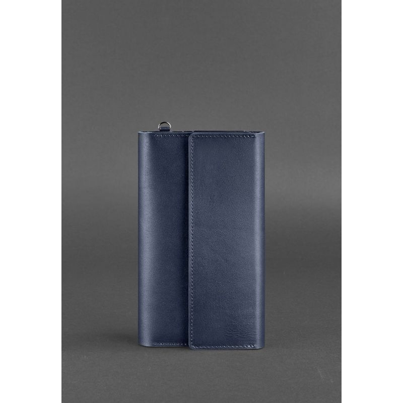 Кожаный клатч-органайзер (Тревел-кейс) 5.1 темно-синий BN-TK-5-1-navy-blue фото