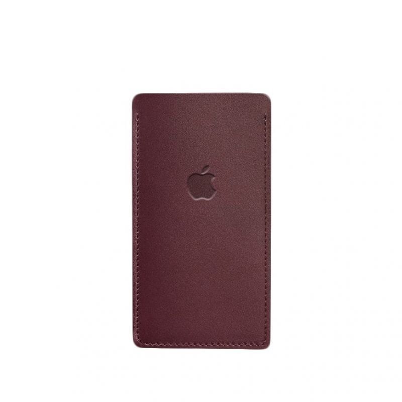 Кожаный чехол для iPhone 12 Бордовый BN-GC-2-vin фото