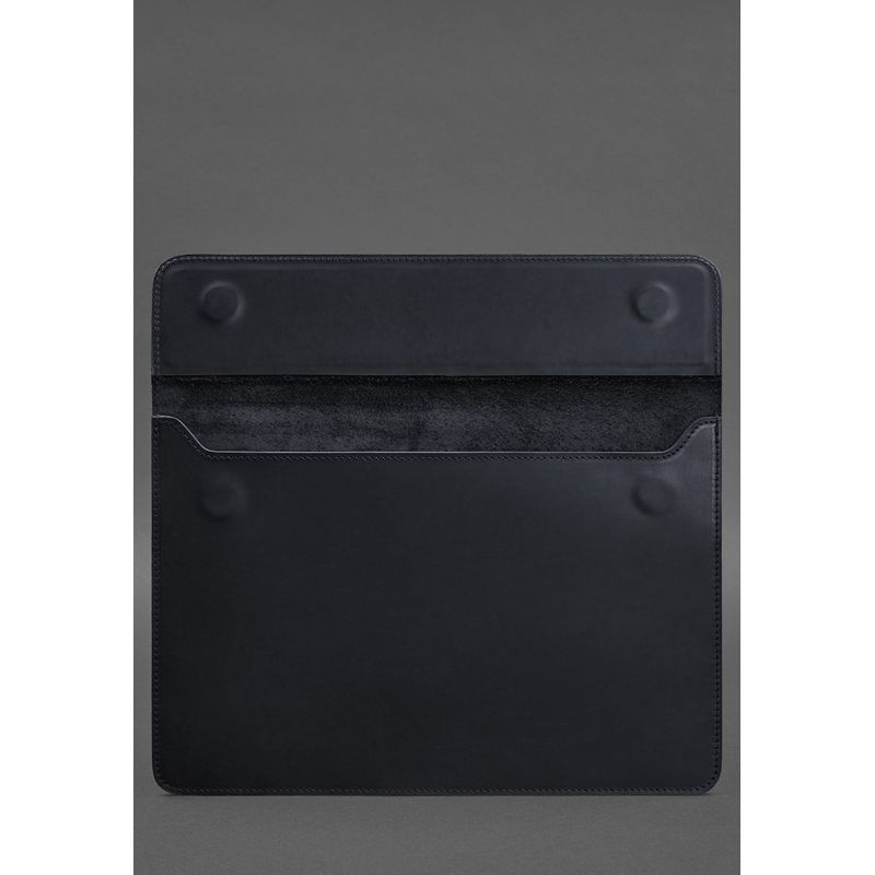 Шкіряний чохол-конверт на магнітах для MacBook 15 дюйм Синій Crazy Horse BN-GC-11-nn фото