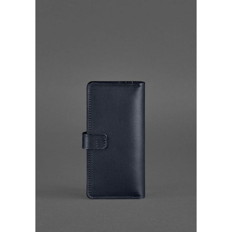 Шкіряне портмоне 7.0 темно-синє BN-PM-7-navy-blue фото