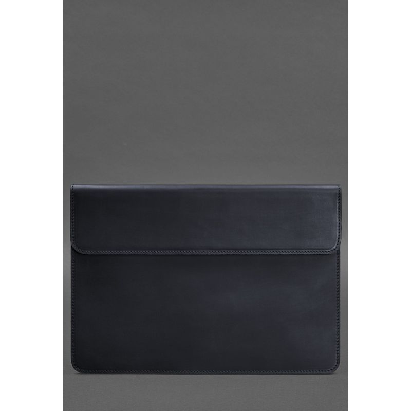 Шкіряний чохол-конверт на магнітах для MacBook 15 дюйм Синій Crazy Horse BN-GC-11-nn фото