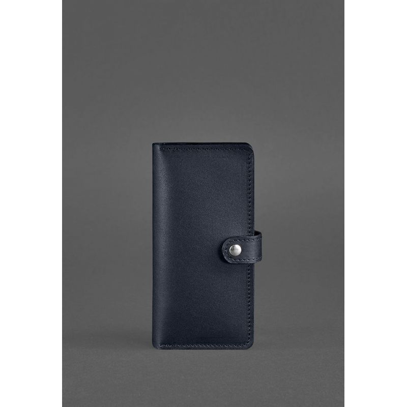 Шкіряне портмоне 7.0 темно-синє BN-PM-7-navy-blue фото