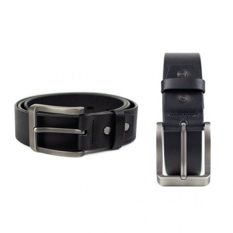 Шкіряний ремінь 40 мм чорний TW-Belt-40-black фото