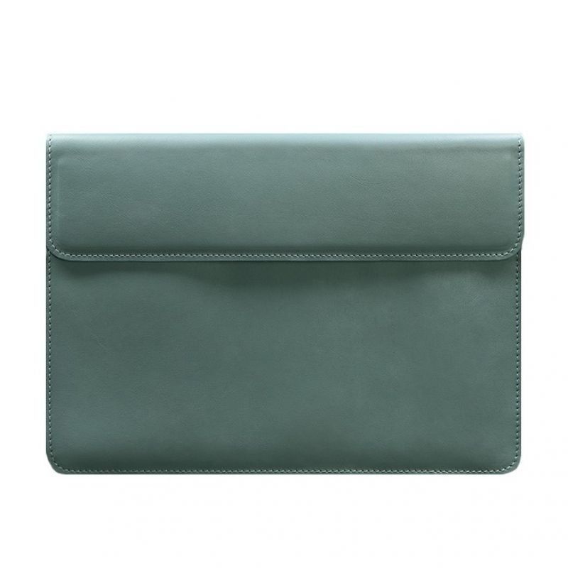 Кожаный чехол-конверт на магнитах для MacBook 13 Бирюзовый BN-GC-9-tiffany фото