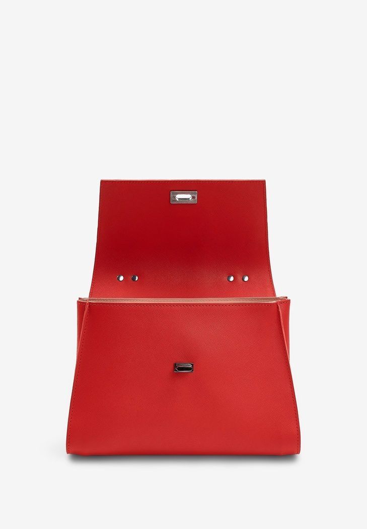 Жіноча сумка Classic червона Saffiano TW-Classic-red-saf фото