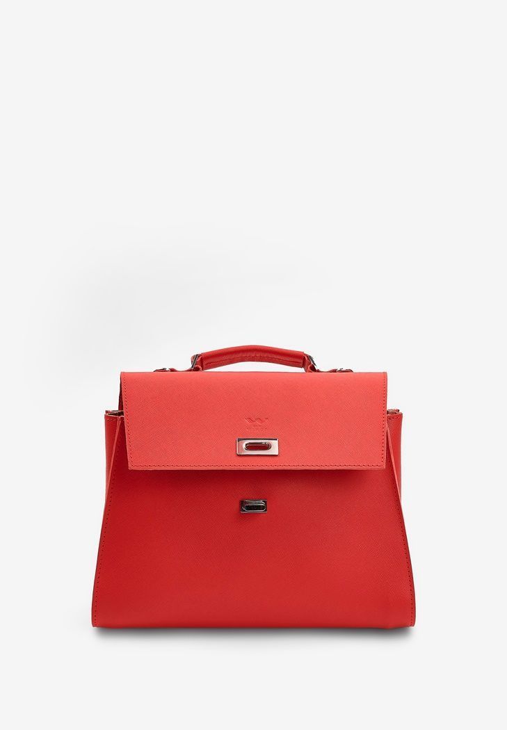 Жіноча сумка Classic червона Saffiano TW-Classic-red-saf фото