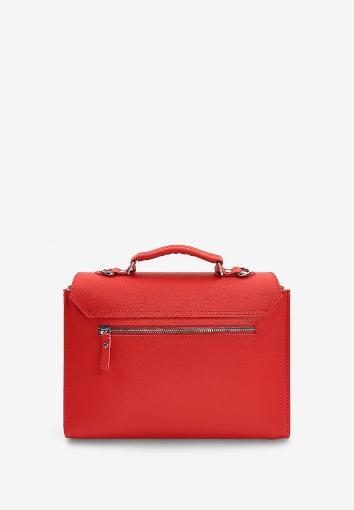 Жіноча сумка Classic червона Saffiano TW-Classic-red-saf фото