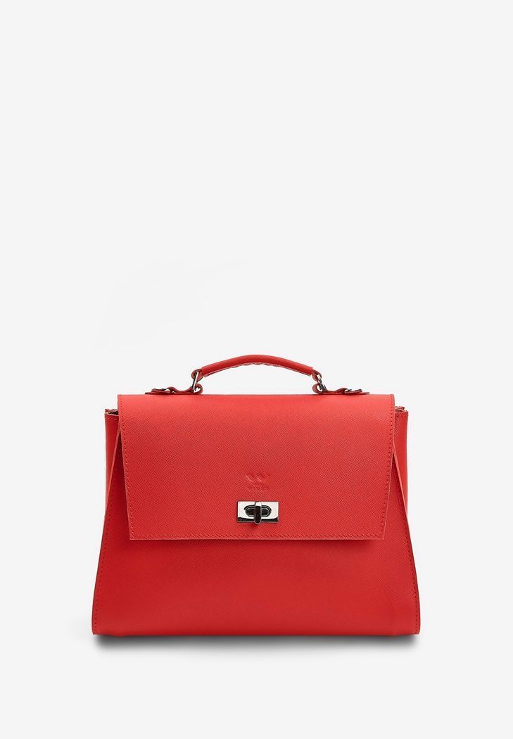 Жіноча сумка Classic червона Saffiano TW-Classic-red-saf фото