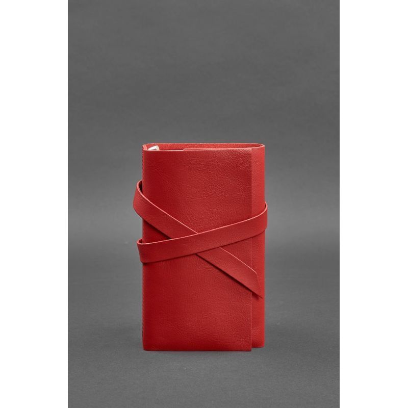 Жіночий шкіряний блокнот (Софт-бук) 1.0 Червоний BN-SB-1-st-red фото