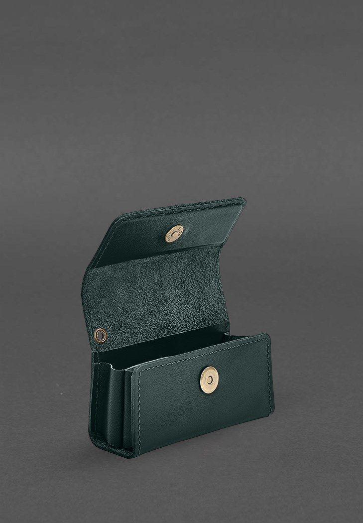 Шкіряний футляр (чохол) для IQOS Зелений BN-GC-30-malachite фото