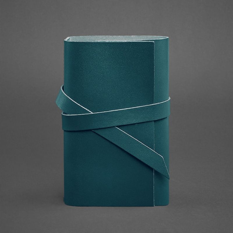 Кожаный блокнот (Софт-бук) 1.0 Зеленый Краст BN-SB-1-st-malachite фото