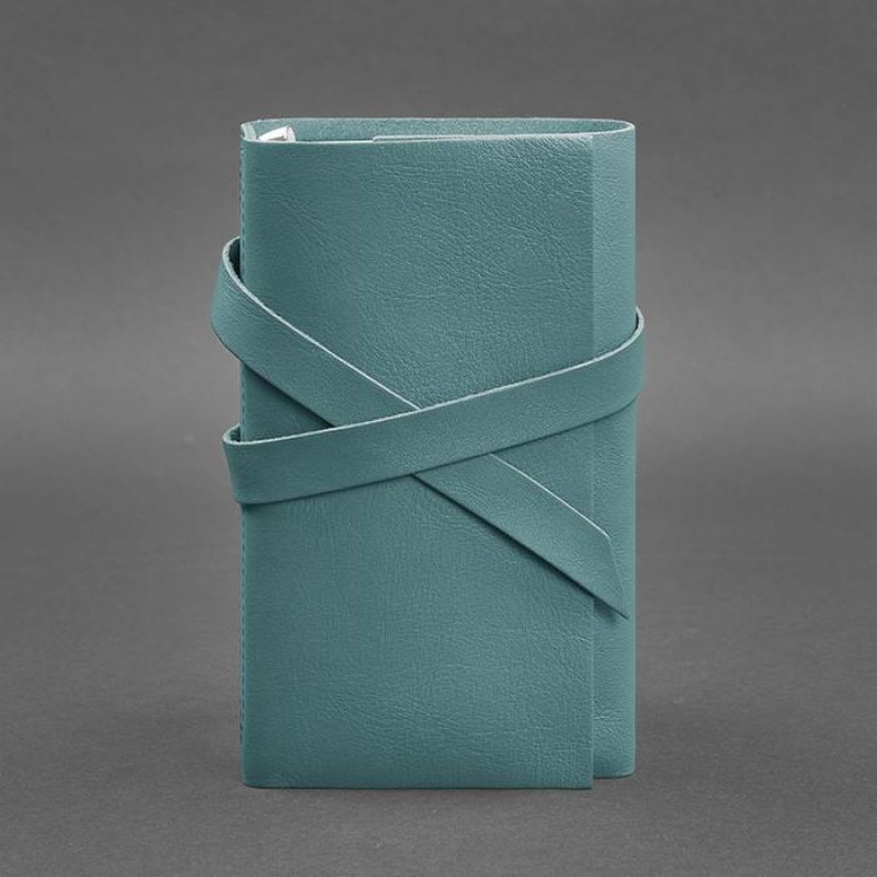 Женский кожаный блокнот (Софт-бук) 1.0 Бирюзовый BN-SB-1-st-tiffany фото