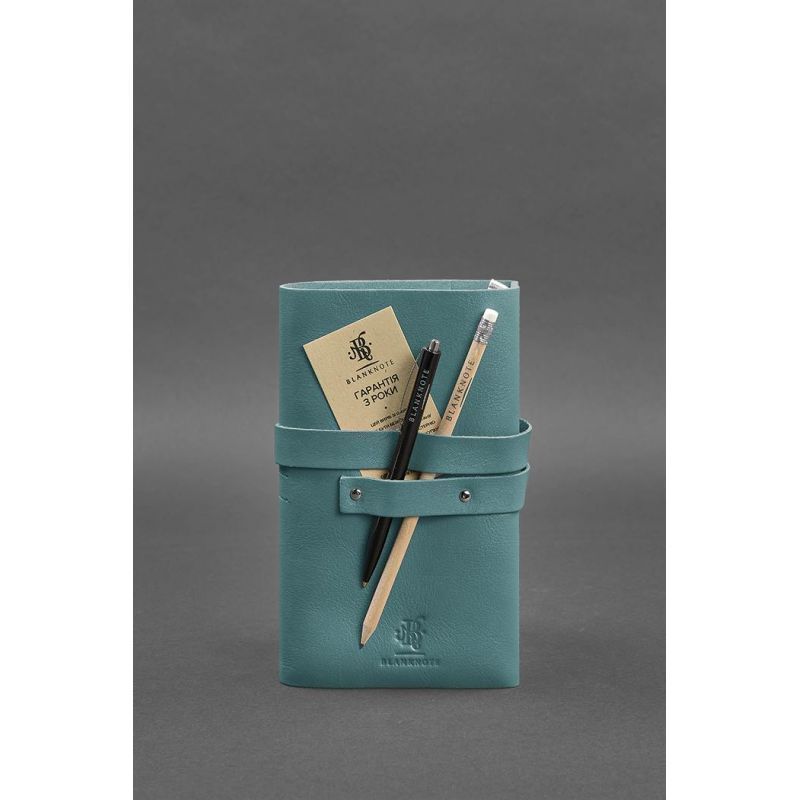 Женский кожаный блокнот (Софт-бук) 1.0 Бирюзовый BN-SB-1-st-tiffany фото