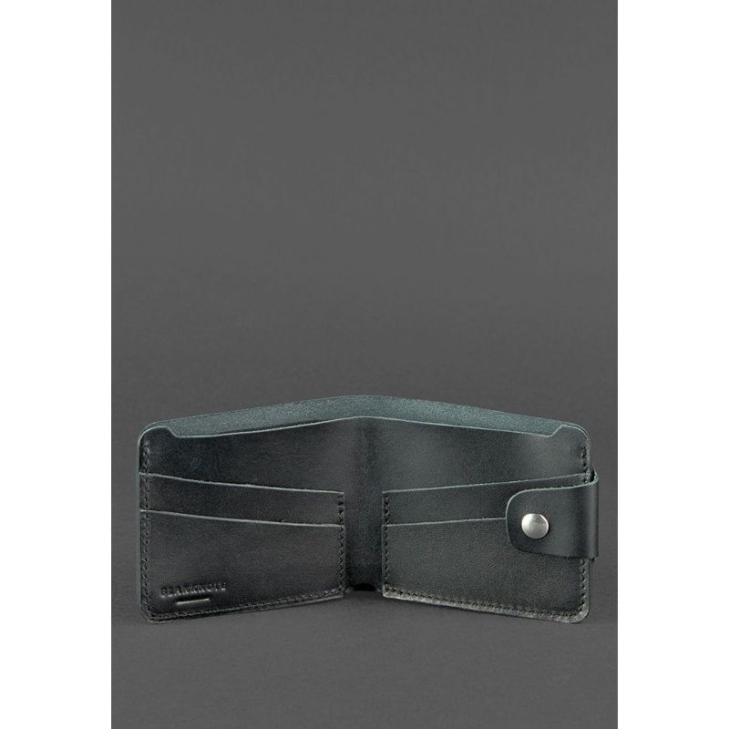 Кожаное портмоне 4.3 черное BN-PM-4-3-g фото