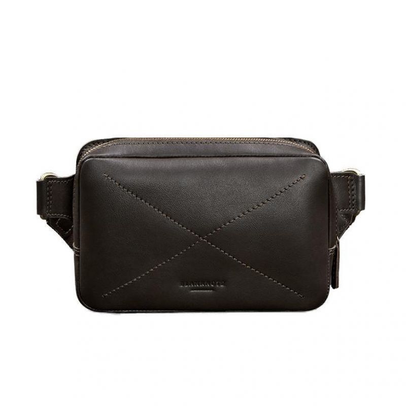 Шкіряна&nbsp;поясна&nbsp;сумка&nbsp;Dropbag&nbsp;Mini&nbsp;темно-коричнева BN-BAG-6-choko фото