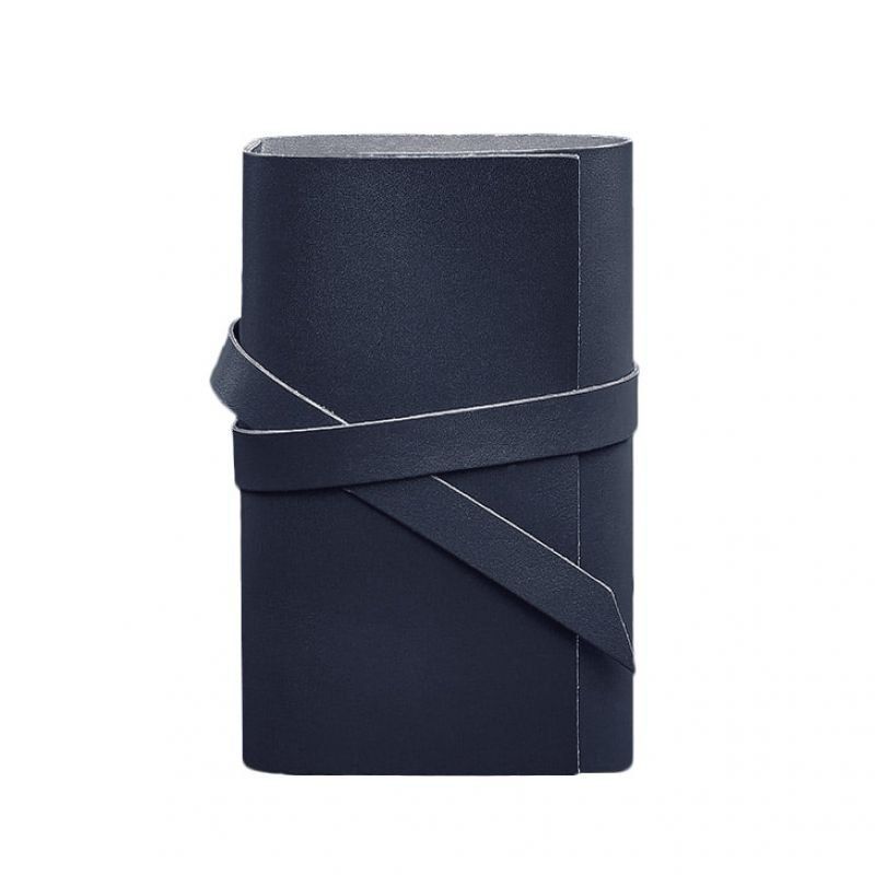 Кожаный блокнот (Софт-бук) 1.0 Темно-синий Краст BN-SB-1-st-navy-blue фото
