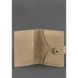 Шкіряна обкладинка для паспорта 3.0 світло-бежева BN-OP-3-light-beige фото 3