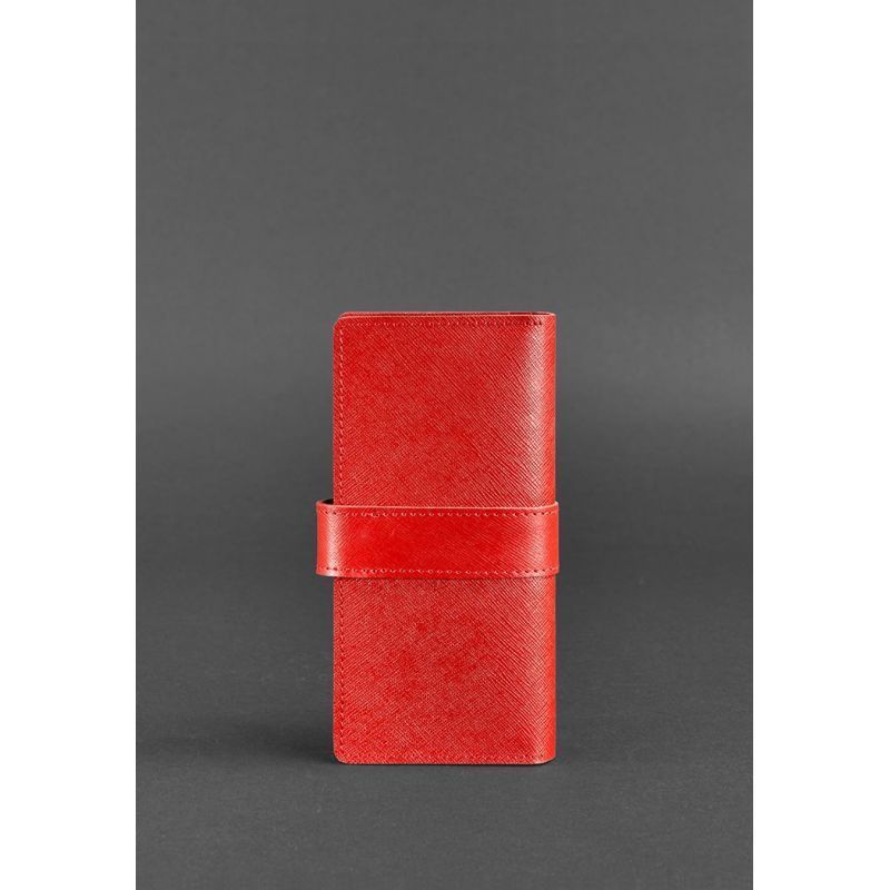 Шкіряне портмоне 3.1 червоне Saffiano BN-PM-3-1-bw-red фото