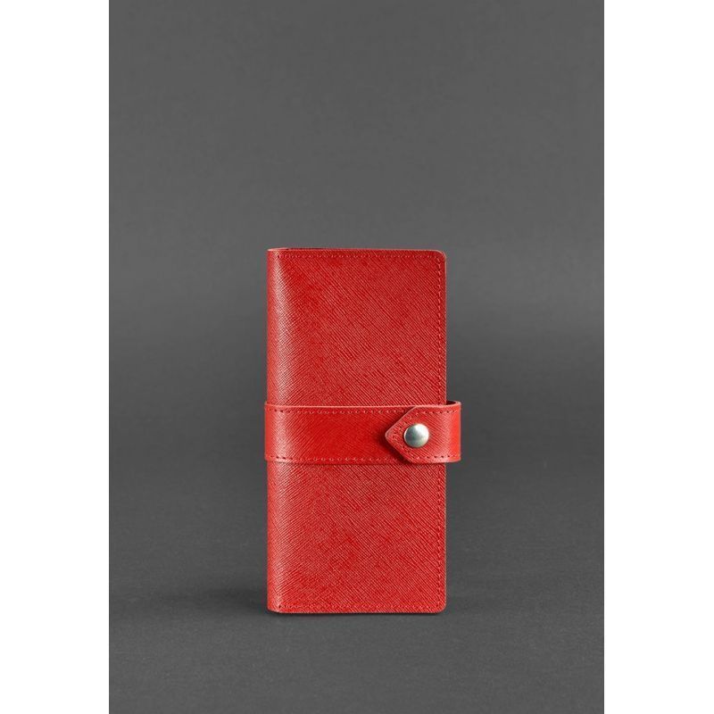 Шкіряне портмоне 3.1 червоне Saffiano BN-PM-3-1-bw-red фото