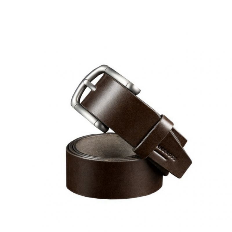 Чоловічий ремінь 40 мм коричневий BN-BELT-2-brown фото