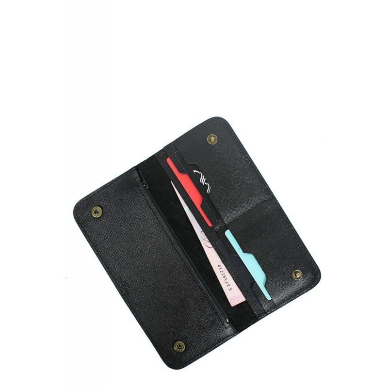 Кожаное портмоне Mark 2 черный сафьян TW-Mark-2-black-saf фото