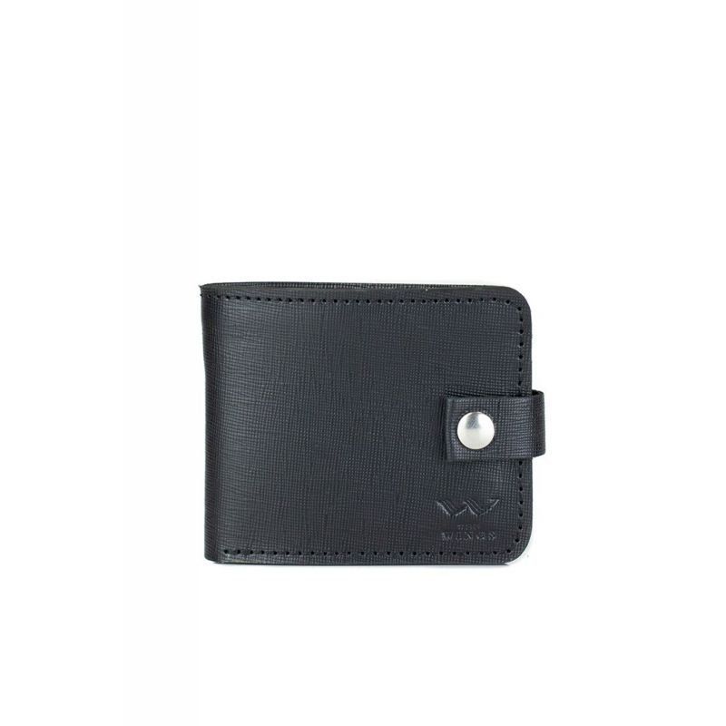 Кожаное портмоне Mini 2.0 черный сафьян TW-PM-2-black-saf фото