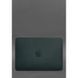Чехол из натуральной кожи для MacBook 13 дюйм Зеленый краст BN-GC-7-malachite фото 4