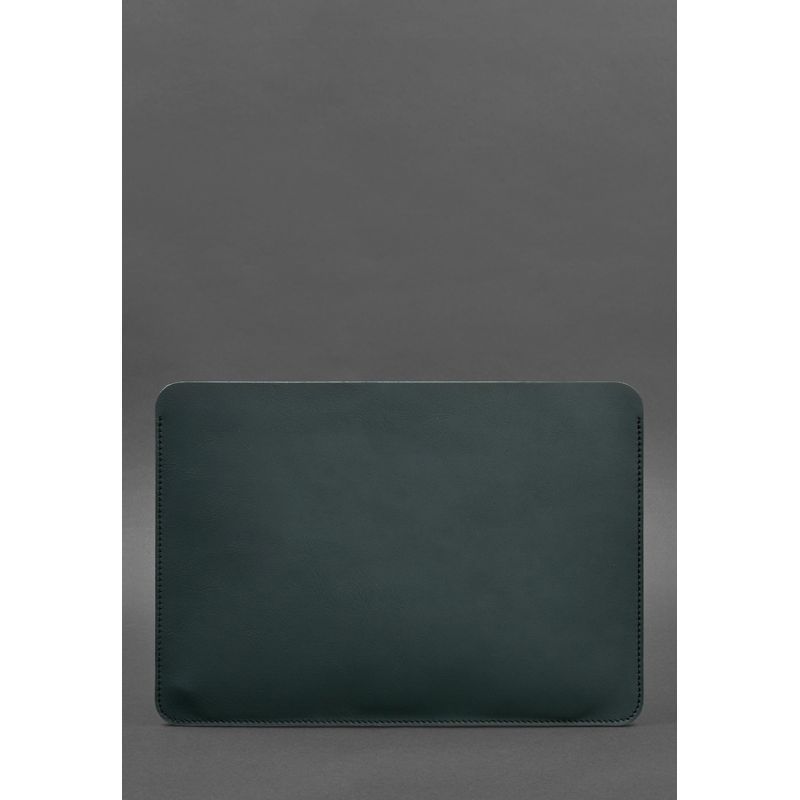 Чехол из натуральной кожи для MacBook 13 дюйм Зеленый краст BN-GC-7-malachite фото