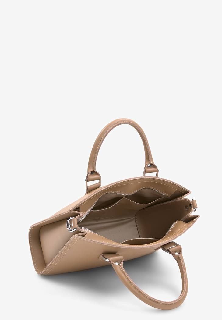 Жіноча шкіряна сумка Fancy A4 карамель краст TW-Fency-A4-caramel фото