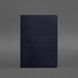 Кожаный блокнот А5 (софт-бук) 9.3 синий Краст BN-SB-9-3-A5-navy-blue фото 5