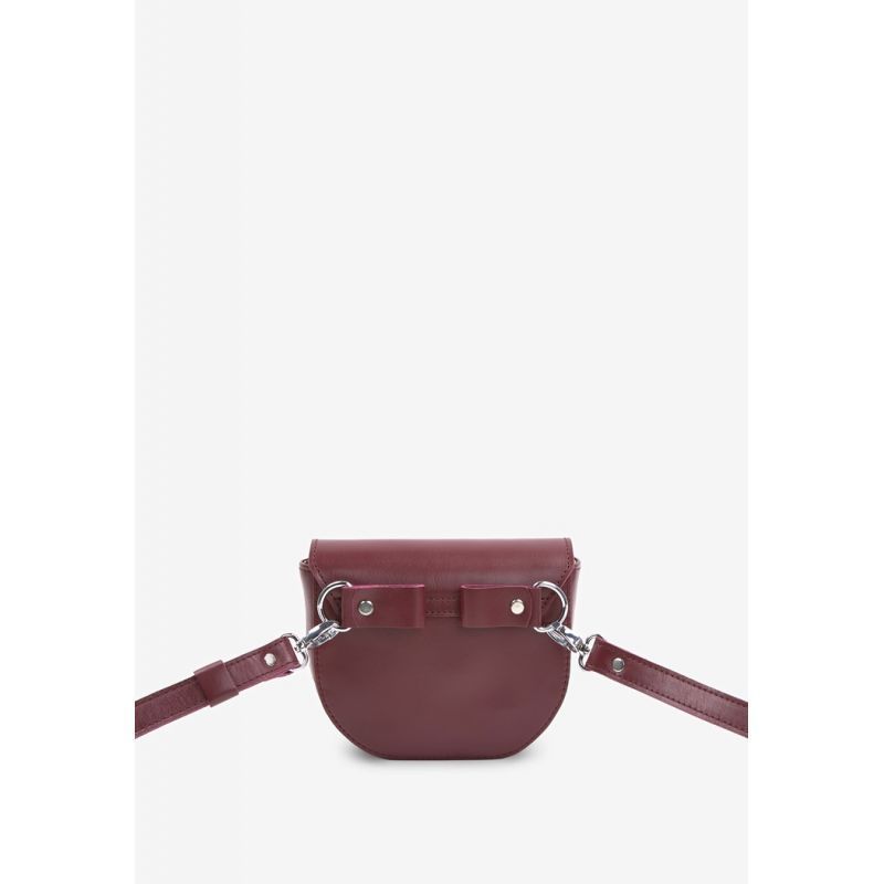 Женская кожаная сумка Ruby S бордовая краст TW-Rubby-small-vin фото