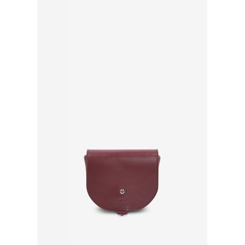 Женская кожаная сумка Ruby S бордовая краст TW-Rubby-small-vin фото