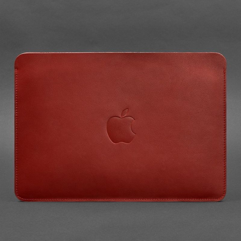 Чохол із натуральної шкіри для MacBook 13 дюйм Червоний BN-GC-7-red фото