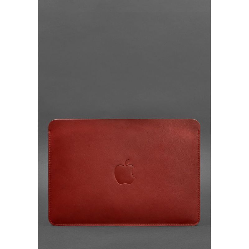 Чохол із натуральної шкіри для MacBook 13 дюйм Червоний BN-GC-7-red фото