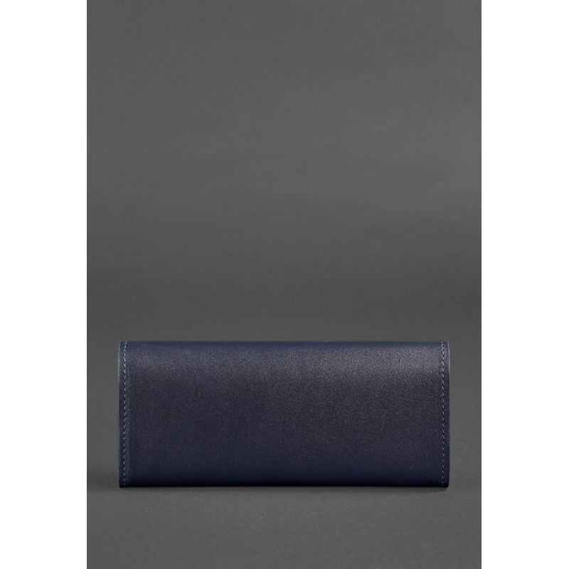 Жіночий шкіряний гаманець Керрі 1.0 темно-синій BN-W-1-navy-blue фото