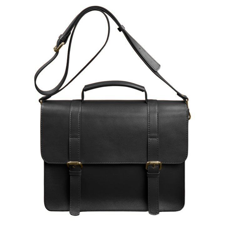 Шкіряна сумка-портфель Porte чорний BN-BAG-58-g фото