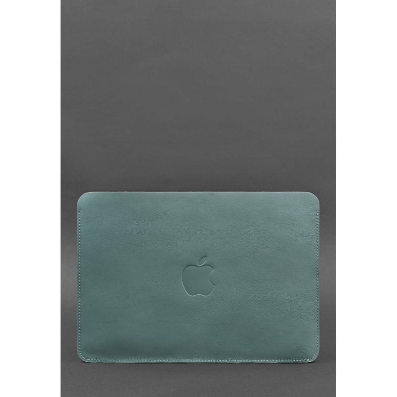 Чохол із натуральної шкіридля MacBook 13 дюйм Бірюзовий BN-GC-7-tiffany фото