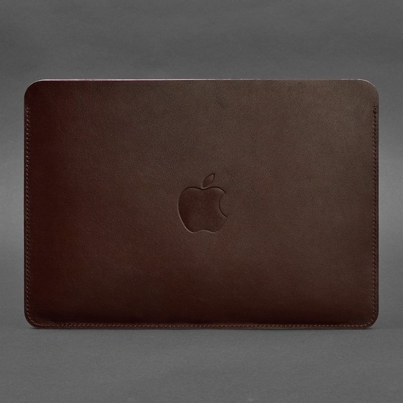 Чохол із натуральної шкіри для MacBook 13 дюйм Бордовий BN-GC-7-vin фото