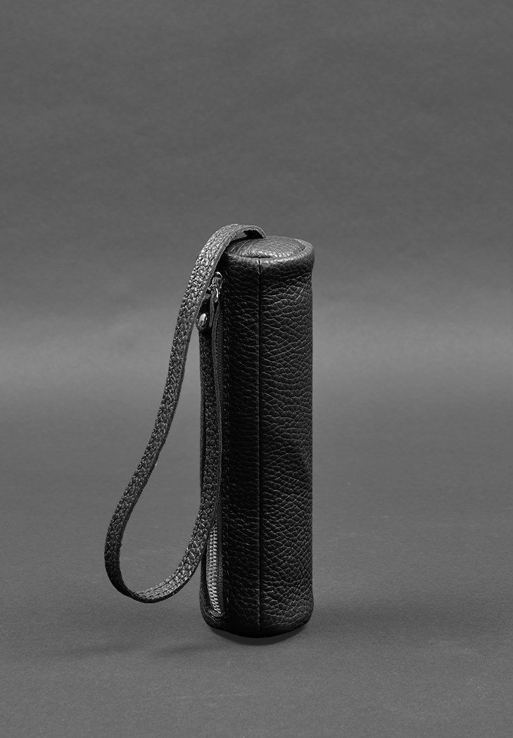 Шкіряна ключниця 3.1 Тубус XL чорна BN-KL-3-1-onix фото