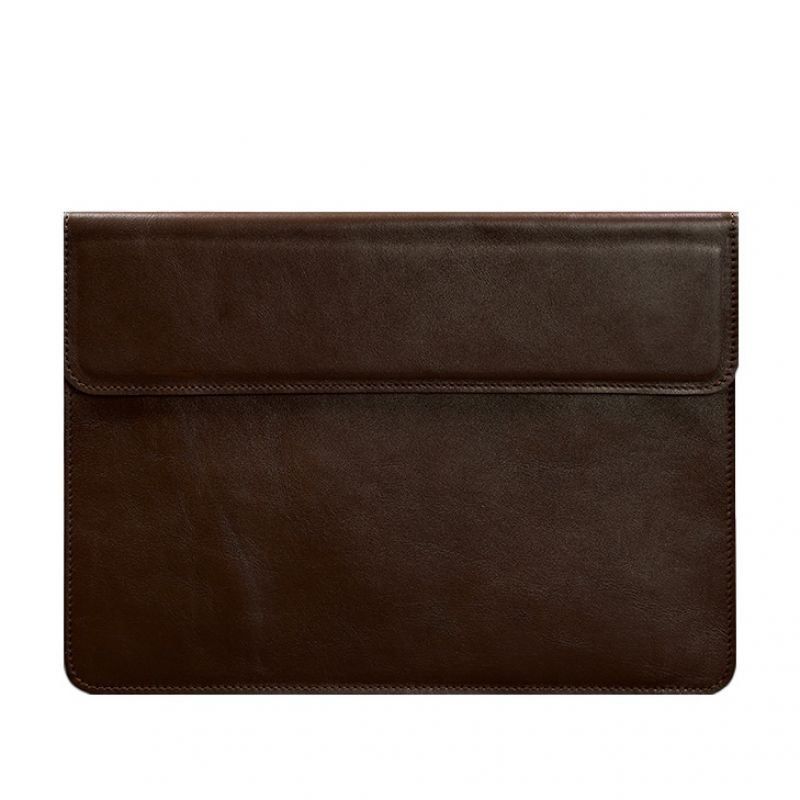 Кожаный чехол-конверт на магнитах для MacBook 13 Бордовый BN-GC-9-vin фото