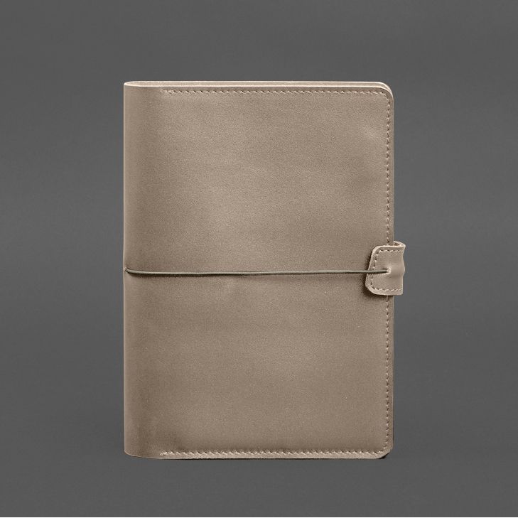 Кожаный блокнот А5 (софт-бук) 9.4 светло-бежевый BN-SB-9-4-light-beige фото