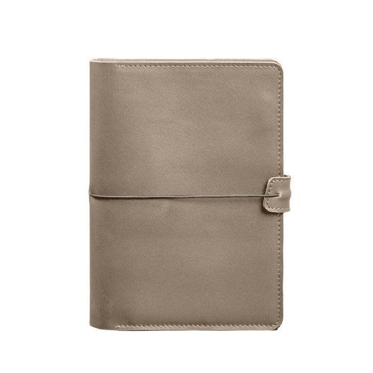 Шкіряний блокнот А5 (софт-бук) 9.4 світло-бежевий BN-SB-9-4-light-beige фото